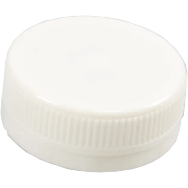 White Plastic Bottle Cap