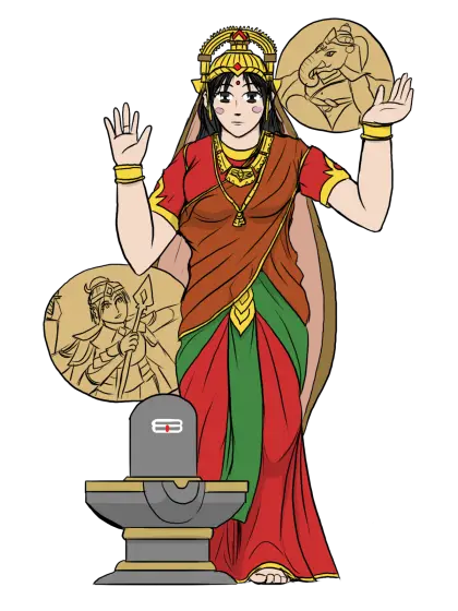 Mythological Goddess Illustration