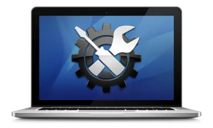 Laptop with Tools