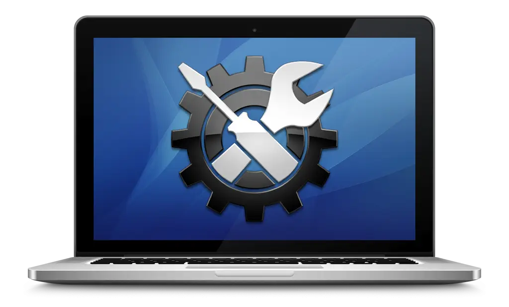 Laptop with Tools