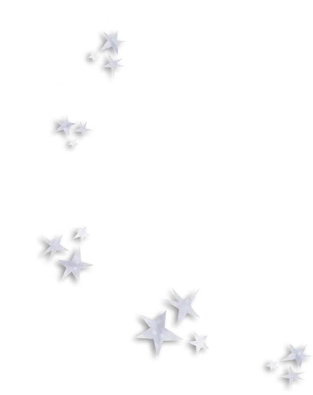 Shiny Silver Stars Pattern
