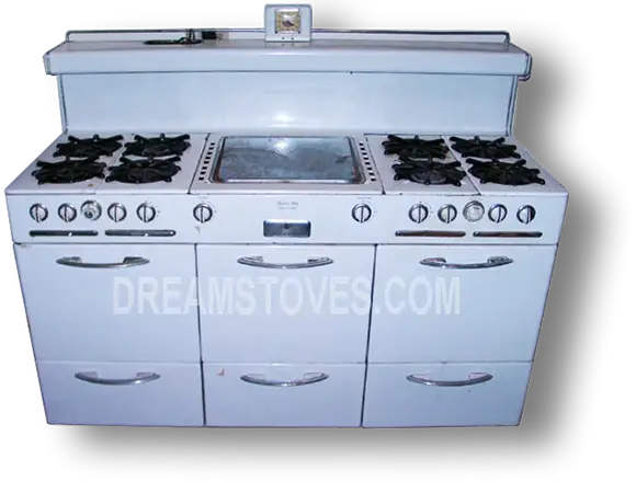 White Vintage Kitchen Stove