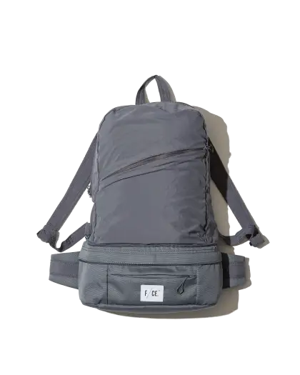 Gray Backpack for Travel or School