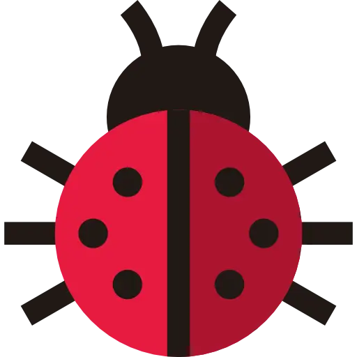 Minimalist Cartoon Ladybug