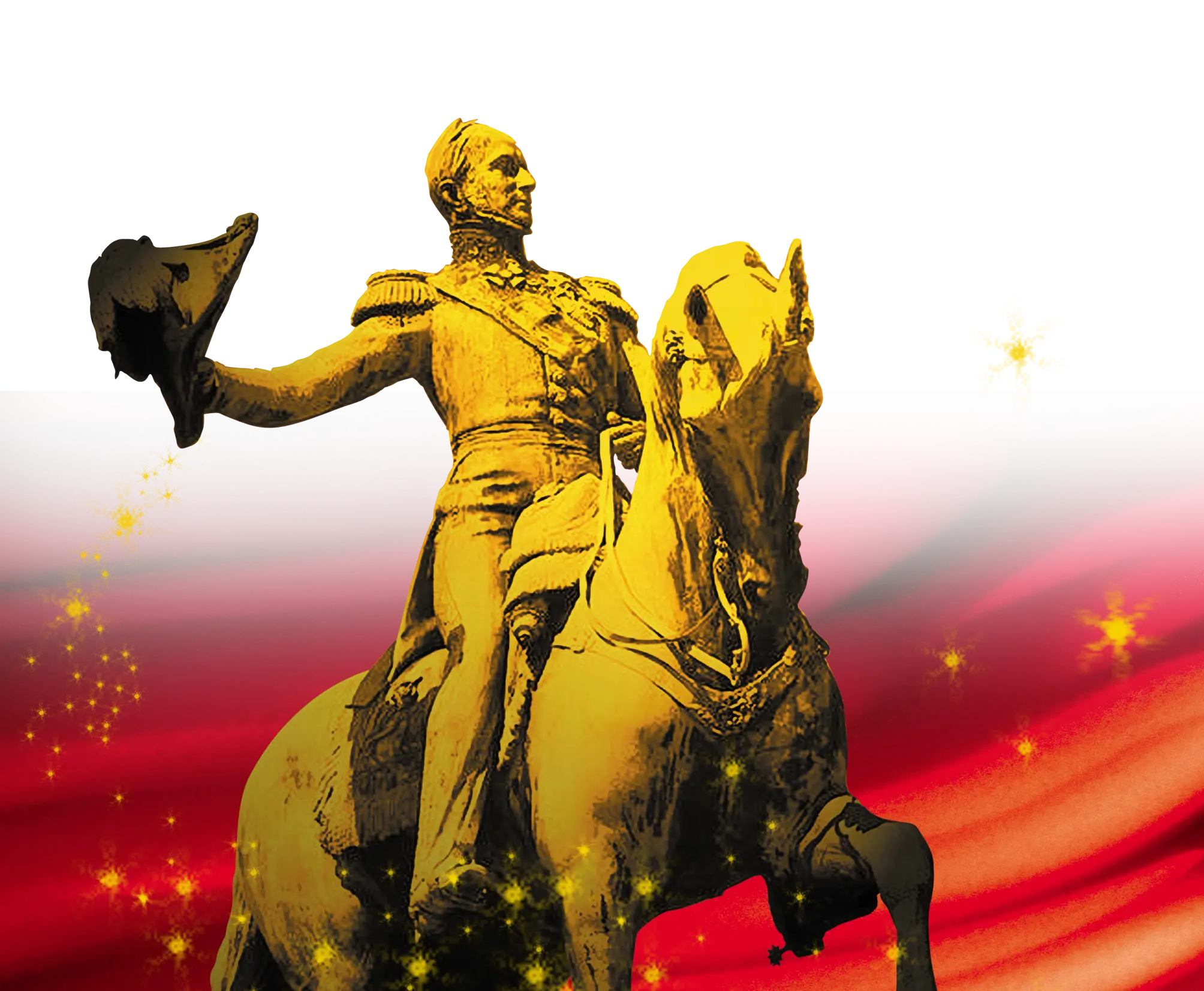 Golden Equestrian Statue