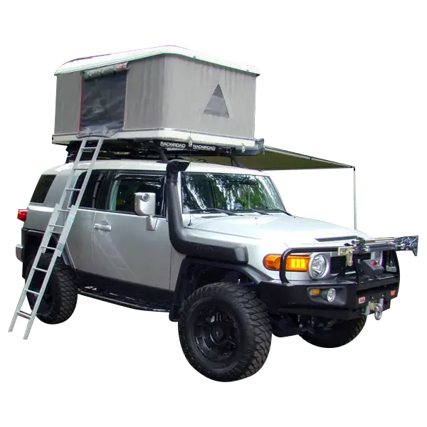 Car with Rooftop Tent for Outdoor Camping