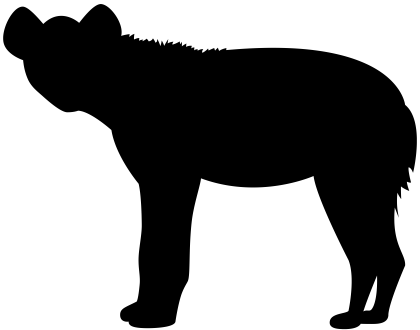 Hyena Silhouette