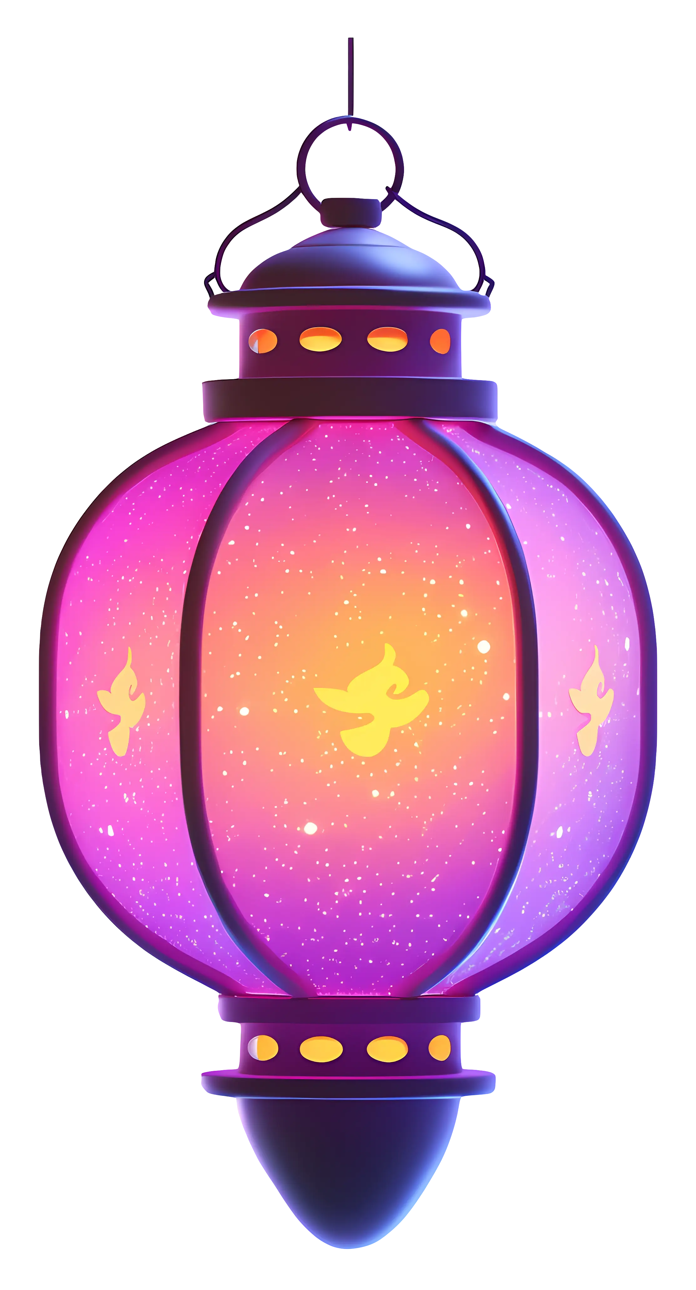 Glowing Purple Lantern