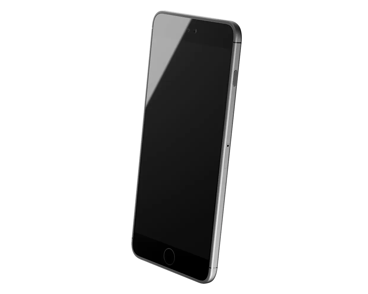 Stylish Floating Black Smartphone Design