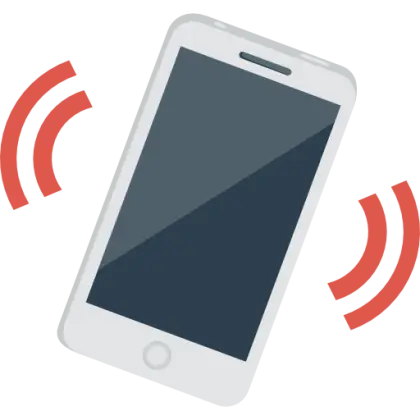 Ringing Smartphone Illustration