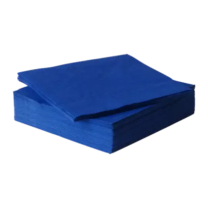 Stack of Blue Napkins