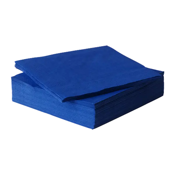 Stack of Blue Napkins