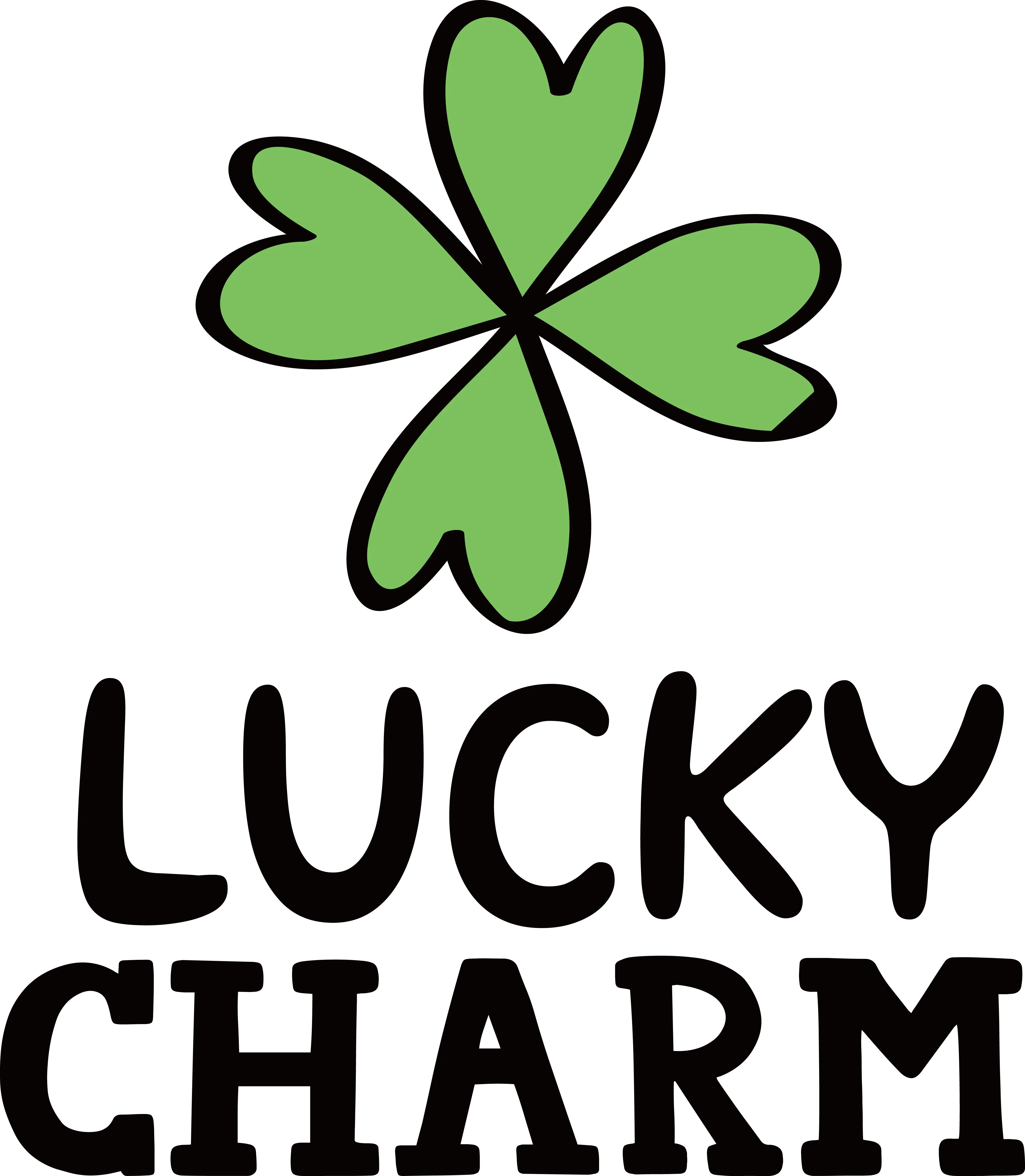 Lucky Charm with Green Clover