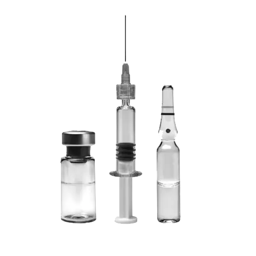 Medical Syringe and Vials for Injection