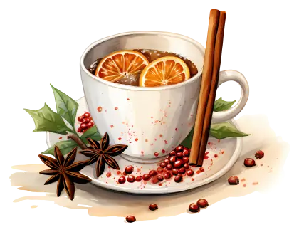 Spiced Tea with Cinnamon and Orange