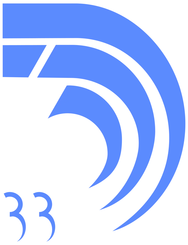 Bluetooth Symbol in Blue