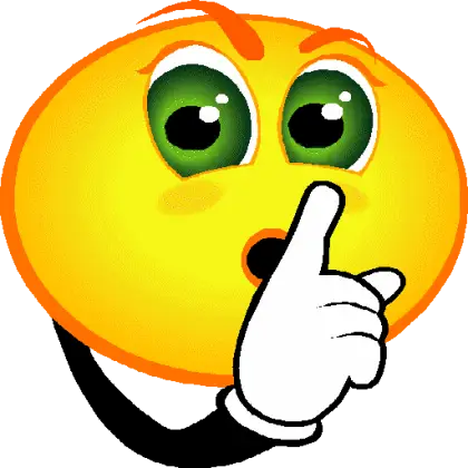 Shushing Emoji Face with Gesture