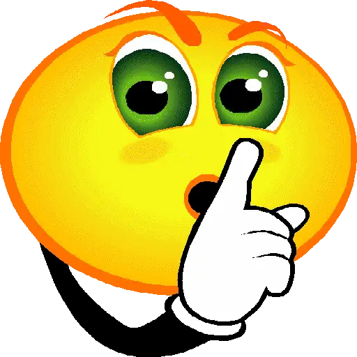 Shushing Emoji Face with Gesture