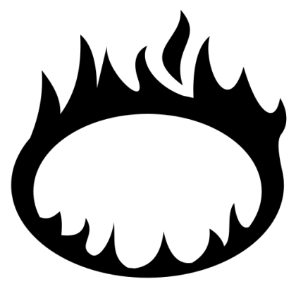 Black Flame Symbol