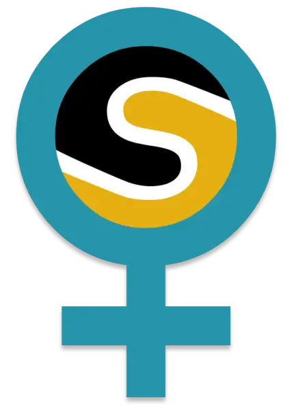 Blue Female Gender Symbol