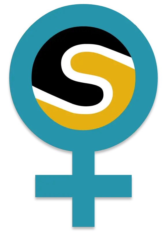 Blue Female Gender Symbol