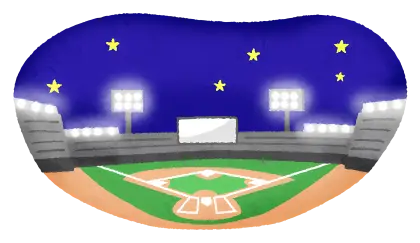 Baseball Stadium at Night