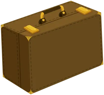 Brown Suitcase for Travel
