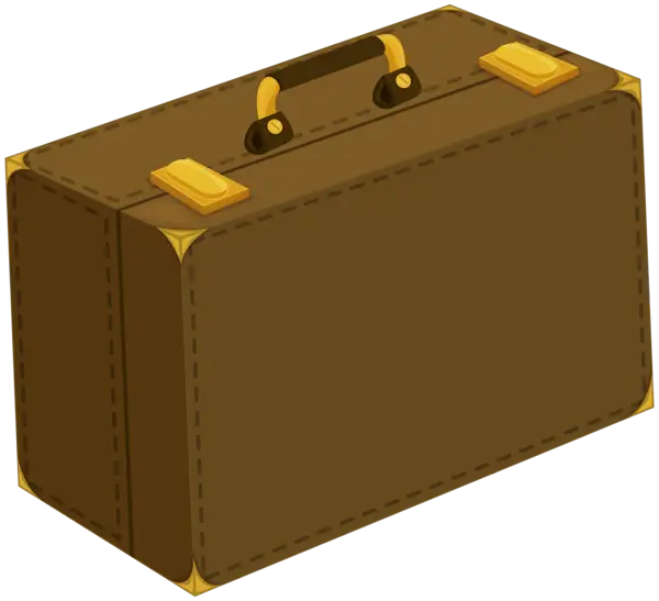Brown Suitcase for Travel