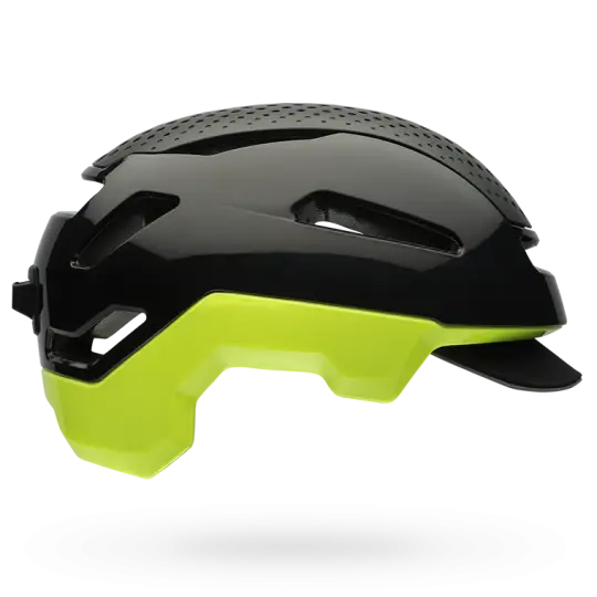 Black and Neon Green Lightweight Helmet
