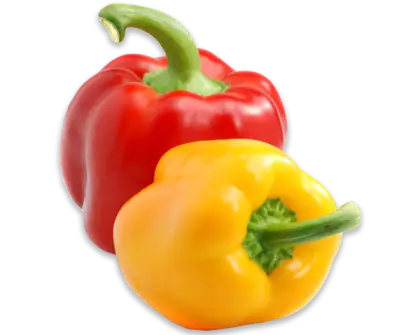 Red and Yellow Bell Peppers