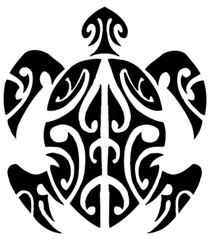 Tribal Turtle Tattoo Design