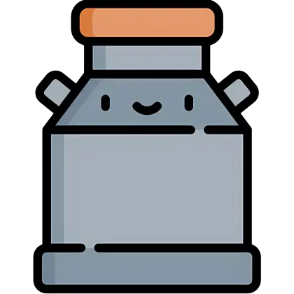 Cute Milk Can
