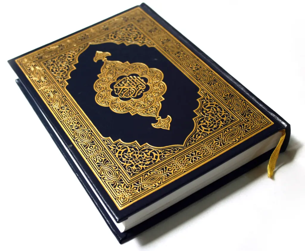 Quran Book with Golden Cover