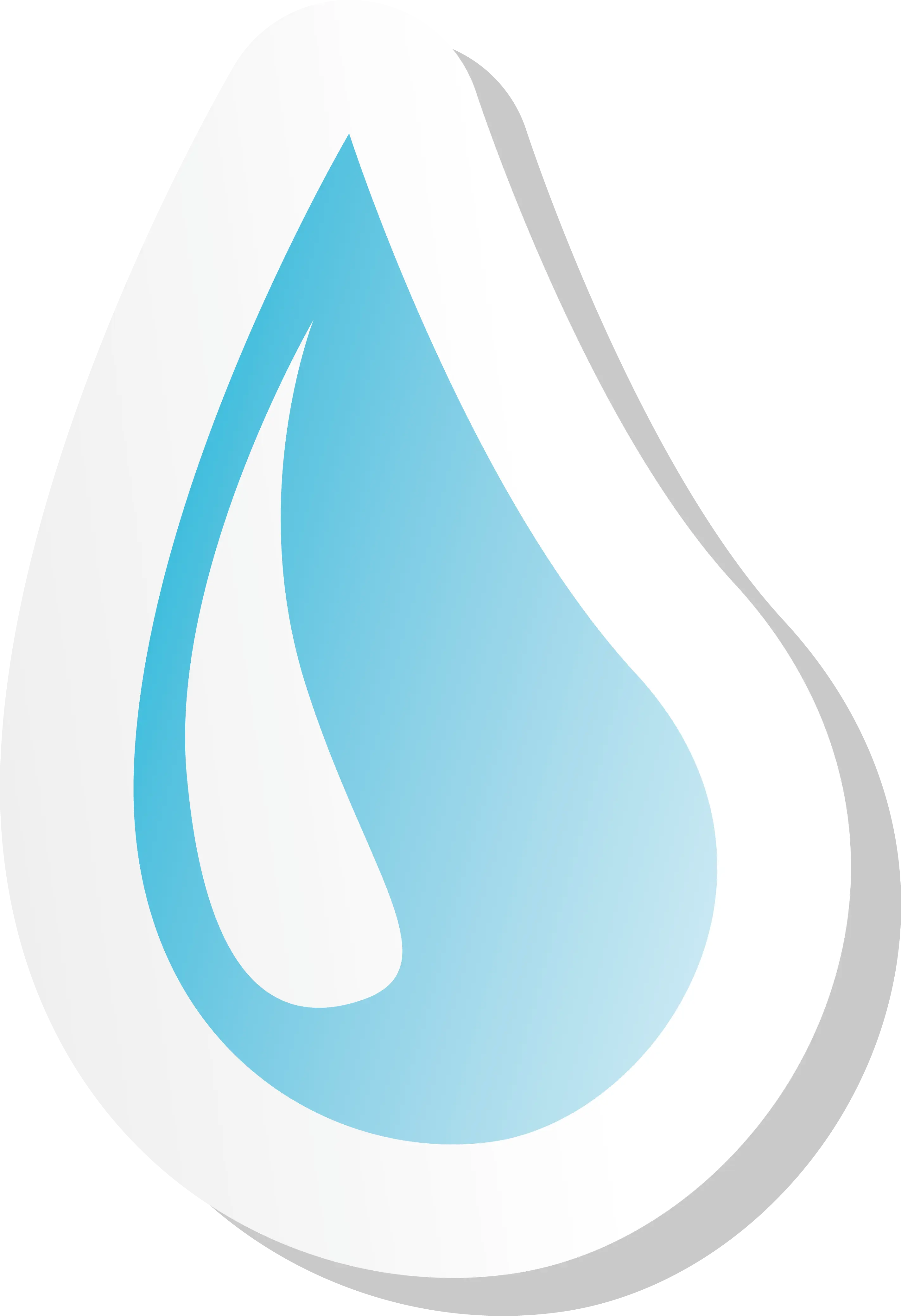 Blue Water Drop Symbol