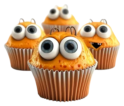 Fun Monster Cupcakes