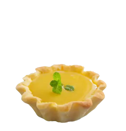 Lemon Tart with Mint