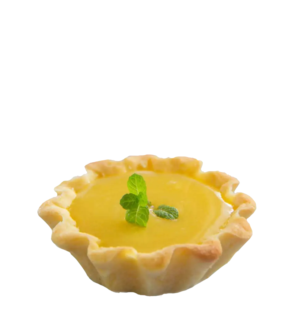 Lemon Tart with Mint