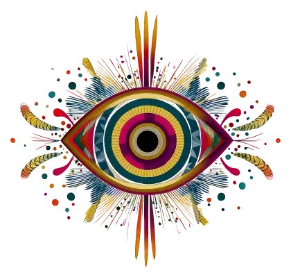 Colorful Eye Symbol Design
