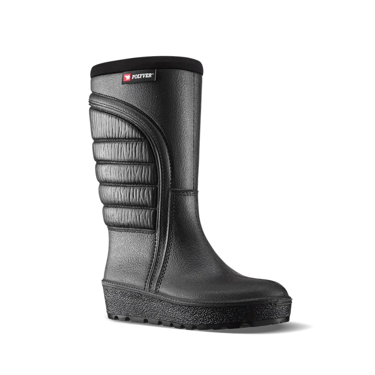 Black Waterproof Rain Boot for Outdoor Use