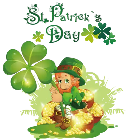 St. Patrick&#039;s Day Leprechaun with Gold