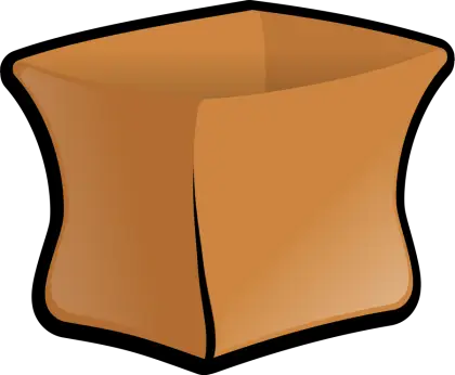 Brown Storage Bag