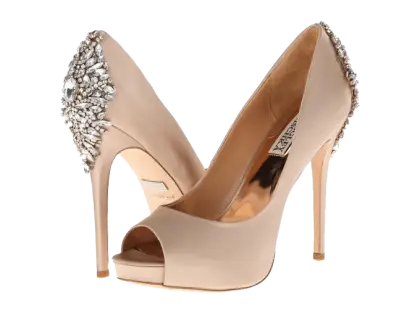 Elegant High Heels with Rhinestones