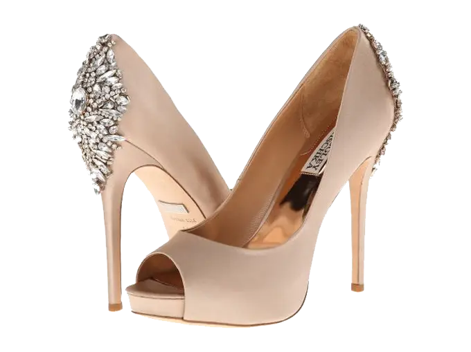 Elegant High Heels with Rhinestones