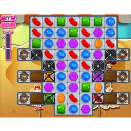 Candy Crush Puzzle Game Interface