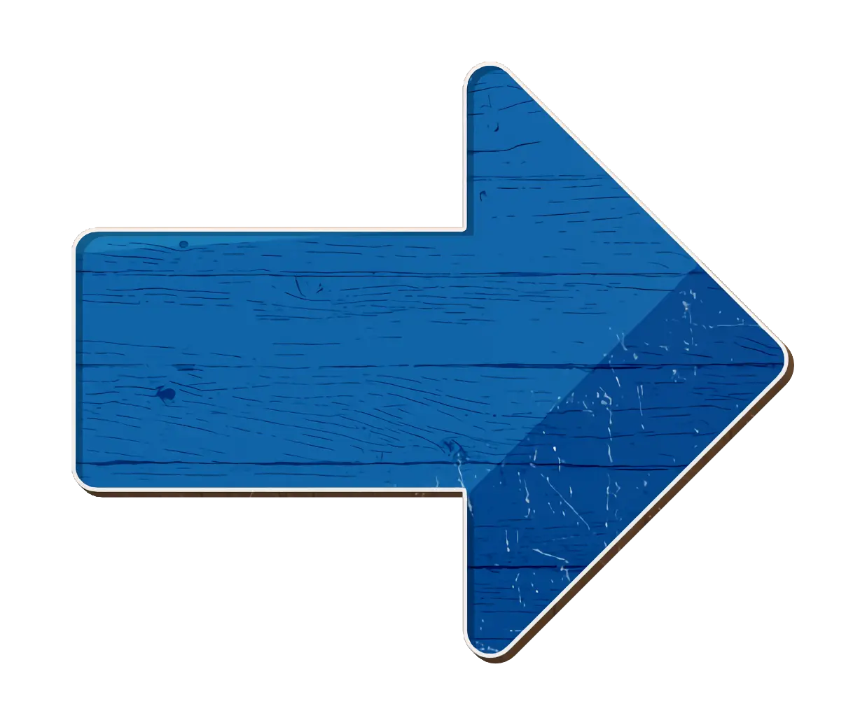 Wooden Right Arrow
