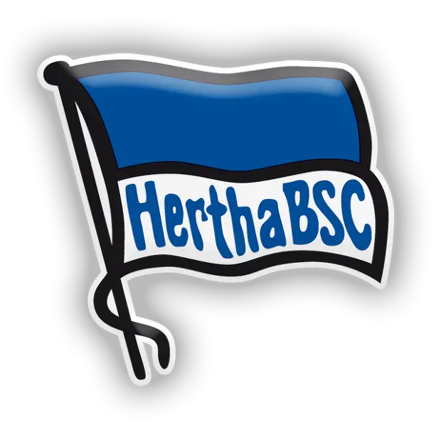 Hertha BSC Flag Logo Design