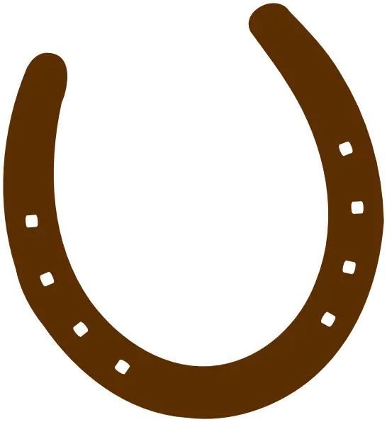 Brown Horseshoe Symbol