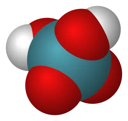 Molecule Model Illustration in 3D