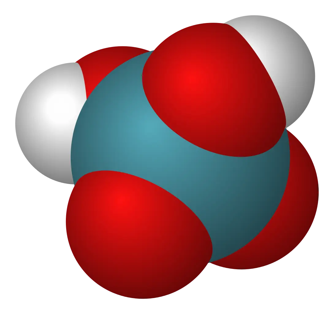 Molecule Model Illustration in 3D