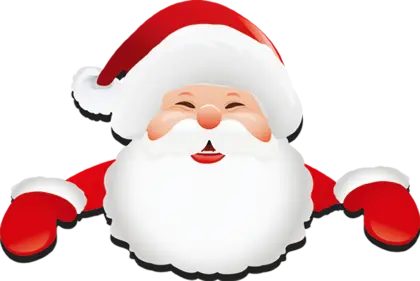 Cartoon Santa Claus Illustration for Christmas